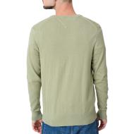 Pull Kaki Homme Tommy Hilfiger Pima MW0MW28047 vue 2