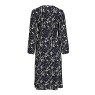 Vestido mujer azul marino Vila Soffen ver 3
