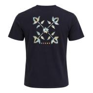 T-Shirt Marine Homme Oxbow Fuzzy vue 2