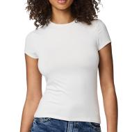 T-Shirt Blanc Femme Pieces Fylla