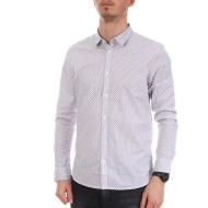 Chemise Blanche à motifs Homme Teddy Smith Carton Strectch