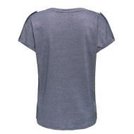 T-Shirt Marine Femme Only Rabi vue 2