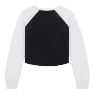 T-Shirt Noir Femme Converse Cozy Raglan vue 2