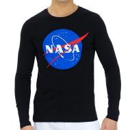 Sweat Noir Homme Nasa 11S pas cher