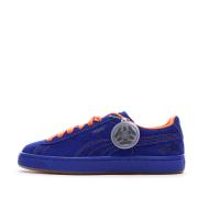 Baskets Bleues/Oranges Garçon Puma Suede Rocket League Jr pas cher