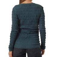 T-shirt de Grossesse Manches Longues Bleu Canard Mamalicious Lise vue 2
