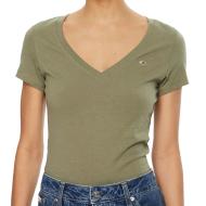 T-shirt Kaki Femme Tommy Hilfiger Aruba