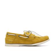 Chaussures Bateau Jaune Homme Tommy Hilfiger Classic Suede vue 2