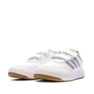Baskets Blanc/Gris Enfant Adidas Tensaur KJ9771 vue 6