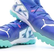 Chaussures de Foot Bleues Homme Puma Future 7 Match TT vue 7