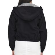 Blouson Noir Femme JDY Hazen Shine vue 2