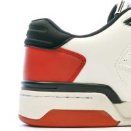 Baskets Blanche/Noir/Rouge Homme Sergio TacchiniMilano vue 7