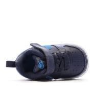 Baskets Bleu Garçon Nike Court Borough Low 2 vue 4