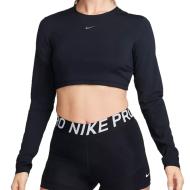T-Shirt Noir Femme Nike Crop pas cher
