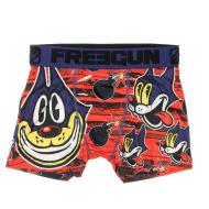 Boxer Marine/Rouge Garçon Freegun pas cher