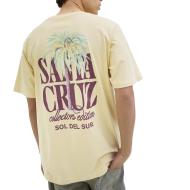 T-shirt Jaune Homme Jack & Jones 12276717 vue 2