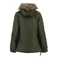 Parka Kaki Fille Geographical Norway Bridget vue 2