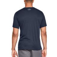 T-shirt bleu marine homme Under Armour Boxed sportstyle vue 2