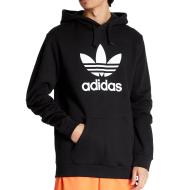 Sweat Noir Homme Adidas Trefoil pas cher