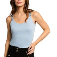 Débardeur Bleu Femme Morgan Fil