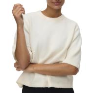 Pull Manches Courtes Beige Femme Vero Moda Boom