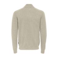 Pull 1/4 Zip Beige Homme Only & Sons Reg 7 vue 2