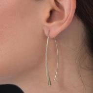 Boucles Argenté Femme Clio Blue Gouttes Longues Alix vue 2