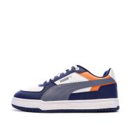 Baskets Bleu/Blanc/Orange Garçon Puma Puma Caven pas cher