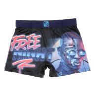 Boxer Bleu/Rose Homme Freegun Punk Cyber vue 2