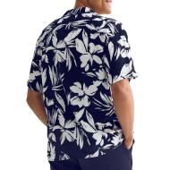 Chemisette Blanche/Marine Garçon Jack & Jones Tropic vue 2