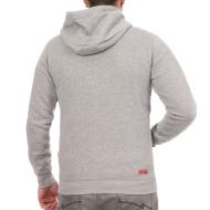 Sweat à Capuche Gris/Rouge Homme Supreme Grip Diego vue 2