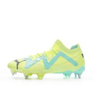 Chaussures de Football Bleu/Jaune Fluo Homme Future Ultimate 107164 pas cher