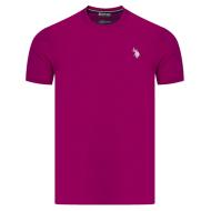 T-Shirt Fuchsia Homme US Polo ASSN Luca