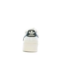 Baskets Blanches/Noir Femme Adidas Superstar Bonega vue 3
