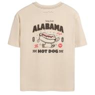 T-Shirt Beige Garçon Teddy Smith Tshade vue 2