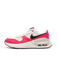 Baskets Blanc/Rose Femme Nike Air Max Systm pas cher