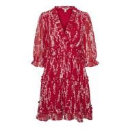 Robe Rouge Femme Vero Moda Gabriella vue 2
