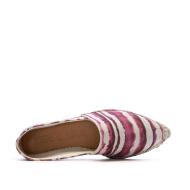 Espadrilles Beige/Violettes Femme Pare Gabia Aduna vue 4