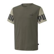 T-shirt Kaki Garçon Puma Power pas cher