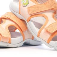 Sandales Orange/Grise Garçon Nike Sunray vue 7