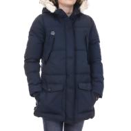 Parka Bleu Marine Femme Schott JKT pas cher