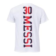 Messi T-shirt Blanc Homme PSG vue 2