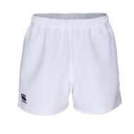 Short de rugby Blanc Garçon Canterbury Based pas cher