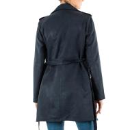 Manteau Long Marine Femme Morgan GARIA vue 2