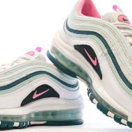 Baskets Vert/Rose Junior Nike Air Max 97 BG vue 7