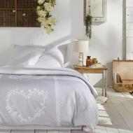 Parure de Lit Gris/Blanc Today 240x260 CM pas cher