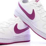 Baskets Blanche/Prune Femme Nike Court Borough Low Recraft vue 7