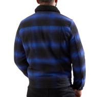 Veste Noir/Bleu Homme Superdry Trucker vue 2