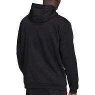 Sweat Noir/Rouge Homme Adidas Tiro vue 2