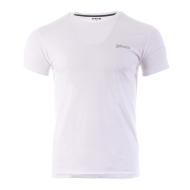 T-shirt Blanc Homme Schott O Neck Jeff